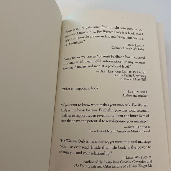 For Women Only, For Men Only Relationship Books by Shaunti and Jeff Feldhahn - Picture 7 of 7